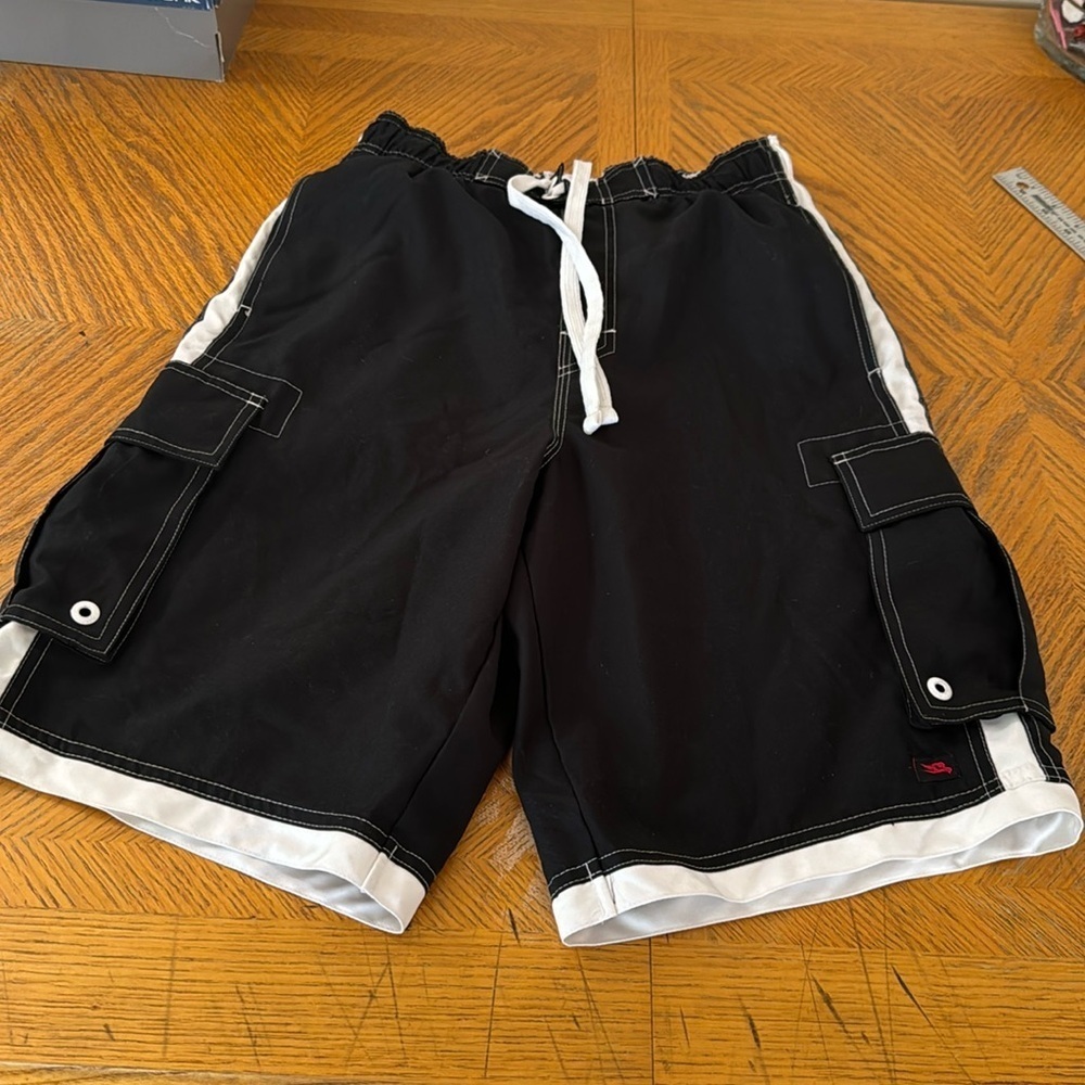 Tony Hawk swim trunks with lining
